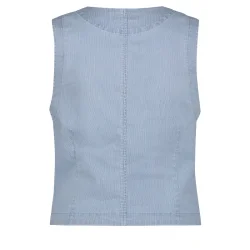 Red Button vest med striber