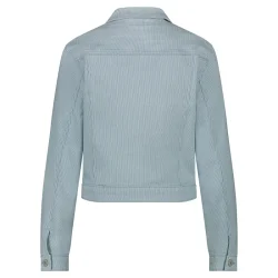 Red Button Shelly denim stripe jakke