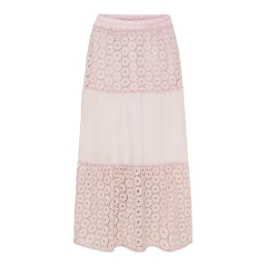 Marta nederdel m broderi angla