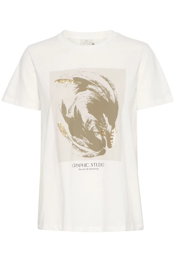 KApolly T-Shirt M - Kaffe - T Shirt - Kikigram.dk