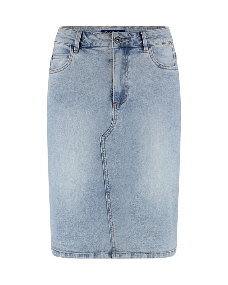 Red Button Sidney curved skirt 34 - Red Button - Jeans - Kikigram.dk