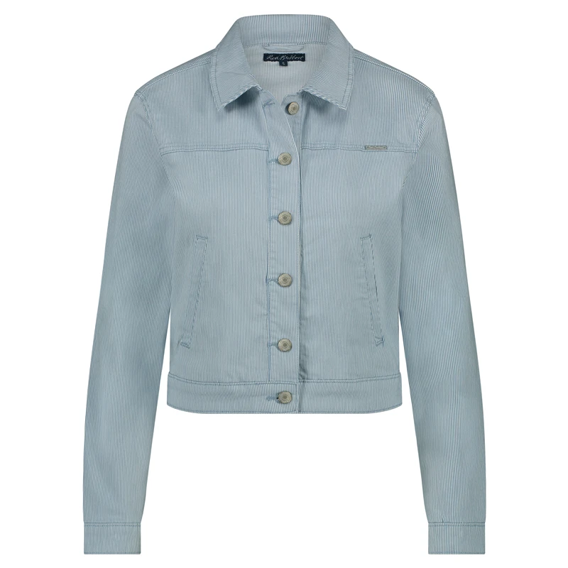 Red Button Shelly denim stripe jakke S - Red Button - Jakke - Kikigram.dk